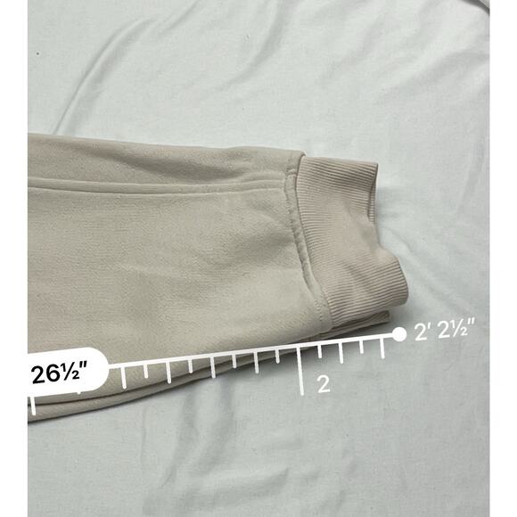 Lululemon Scuba High Rise Jogger Fleece White Opal Women's Size 2 - Picture 7 of 8